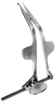 Cloward Style Vertebrae Spreader, W/ Ratchet, 20.0 Mm Opening, 65.0 Mm Depth, 5 7/8" (15.0 Cm)